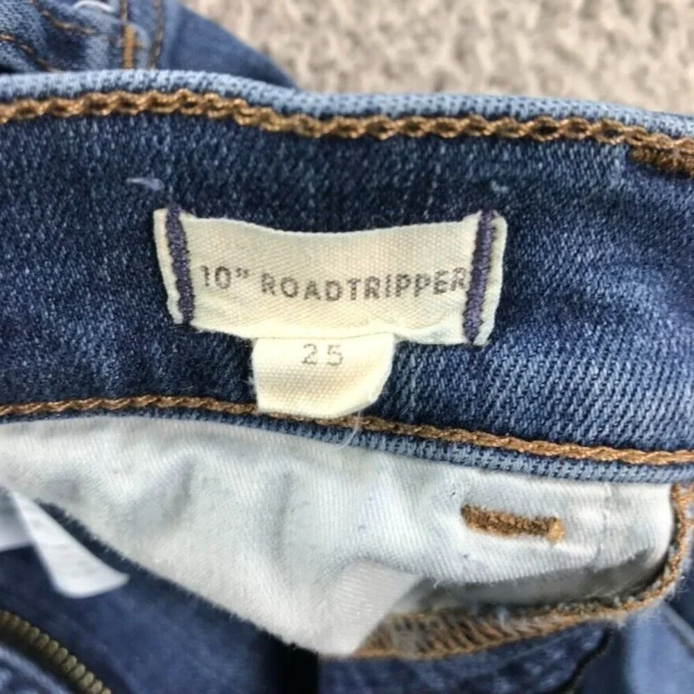MADEWELL Womens Size 25 Roadtripper Raw Hem High Rise Stretch Skinny Ankle Jeans